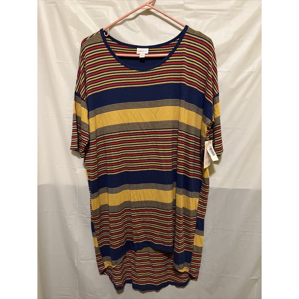 NWT Lularoe Women Multi Color Short Sleeve T-Shirt Small